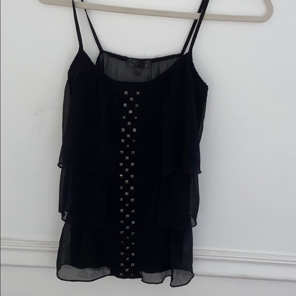 Black Layered Blouse